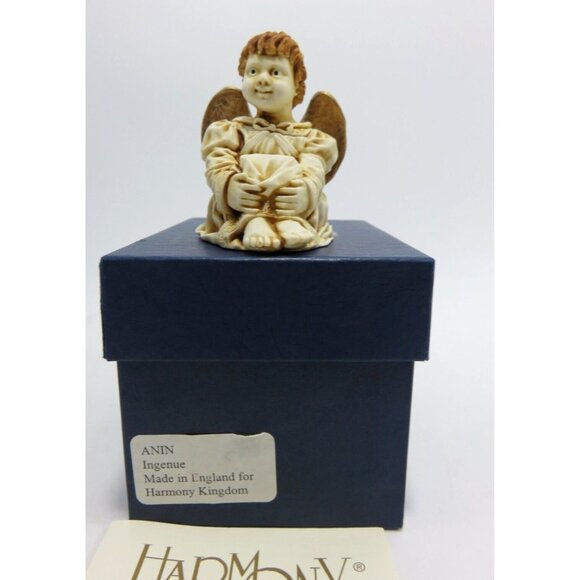 HARMONY KINGDOM Angel Named Ingenue Boxed 1996 ANIN Vintage - Picture 3 of 10